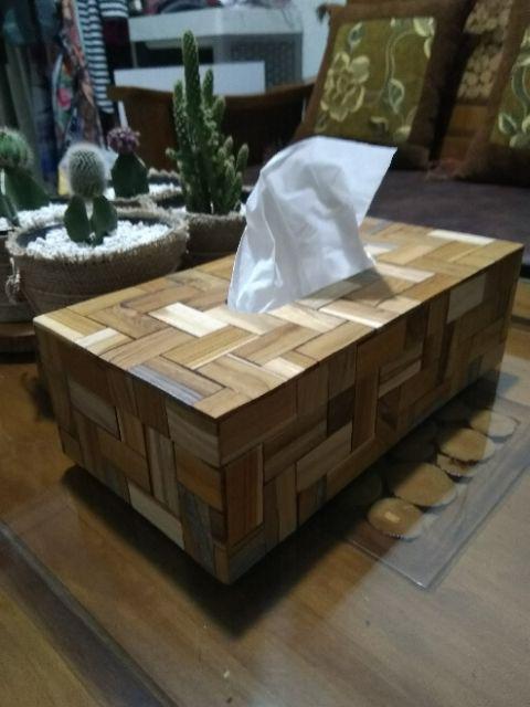 Peepa | Tempat Tissue Kayu