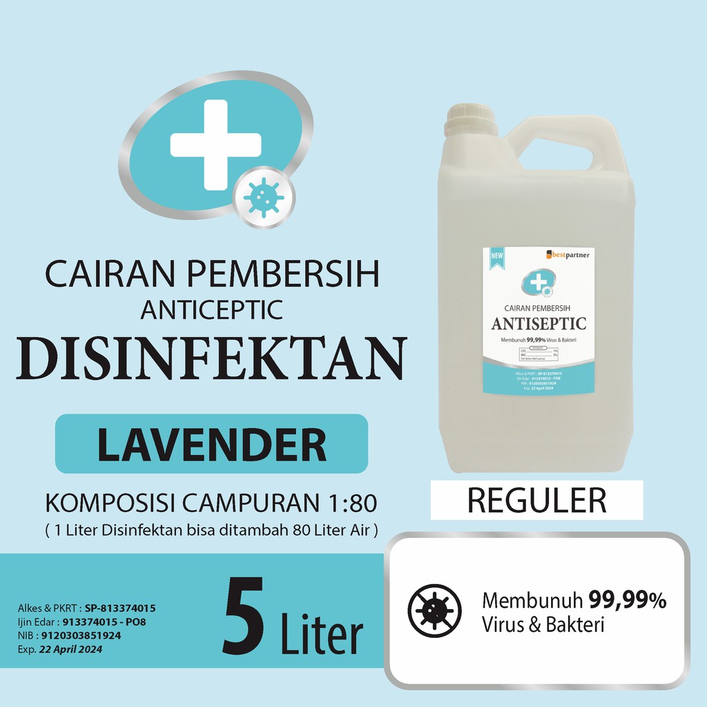 Disinfektan aneka aroma kemasan jirigen 5 liter