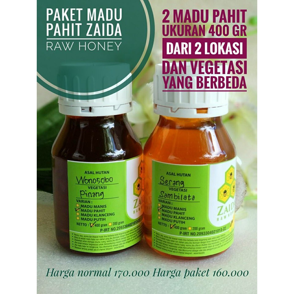 

Paket Madu Pahit