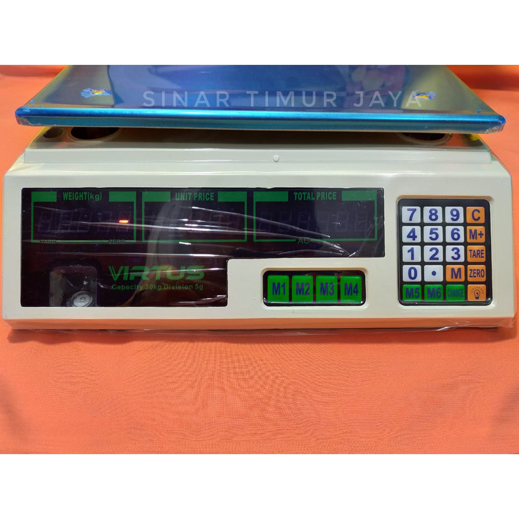 TIMBANGAN BUAH DIGITAL 30 KG / TIMBANGAN DUDUK DIGITAL LAUNDRY VIRTUS