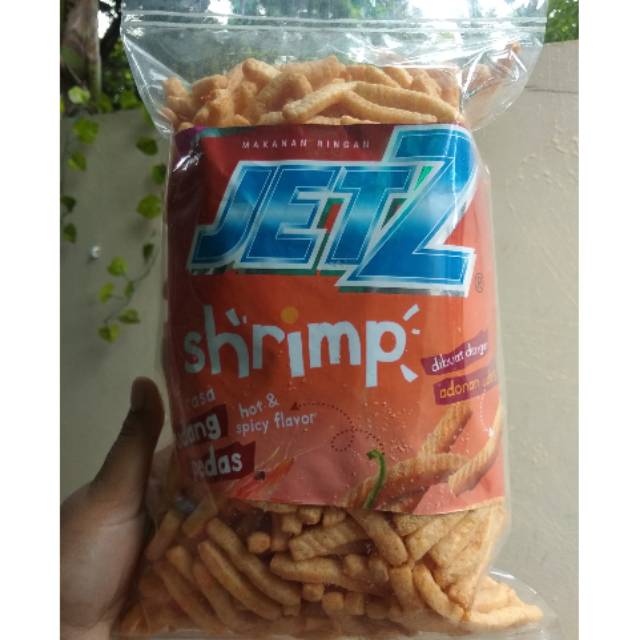 JETZ SHRIMP UDANG PEDAS SNACK INDOFOOD ORIGINAL KILOAN MURAH