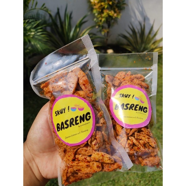 

SKUY BASRENG ! / BASRENG PEDAS DAUN JERUK ISI 80gr/CEMILAN BASRENG VIRAL MURAH RENYAH