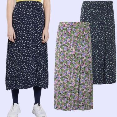 TomTailor 723 WRAPLOOK SKIRT Bawahan Rok Wanita Branded
