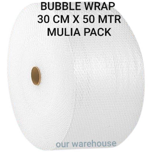 

BUBBLE WRAP 30 CM X 50 METER ECERAN PREMIUM MULIA PLASTIK BIRU