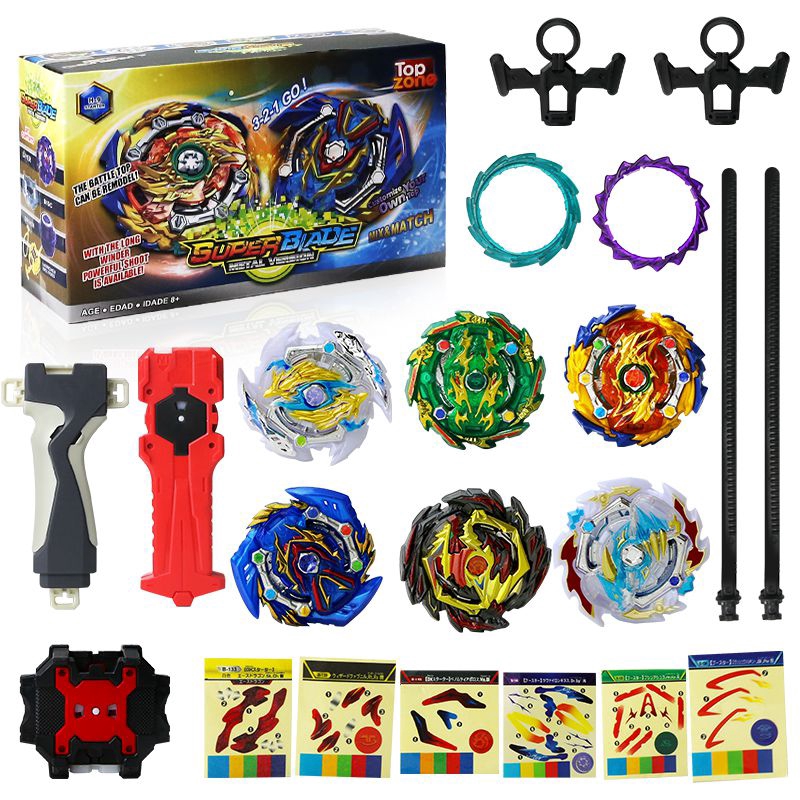 New Arrival Set of 6 Beyblade Burst Toy Spins B133,134,135,139,144,145 For Children Toy