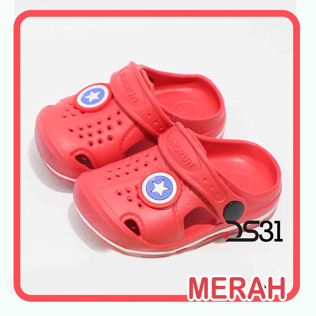 SANDAL BAIM LUCU MOTIF AVANGER RINGAN ANTI LICIN DAN LENTUR