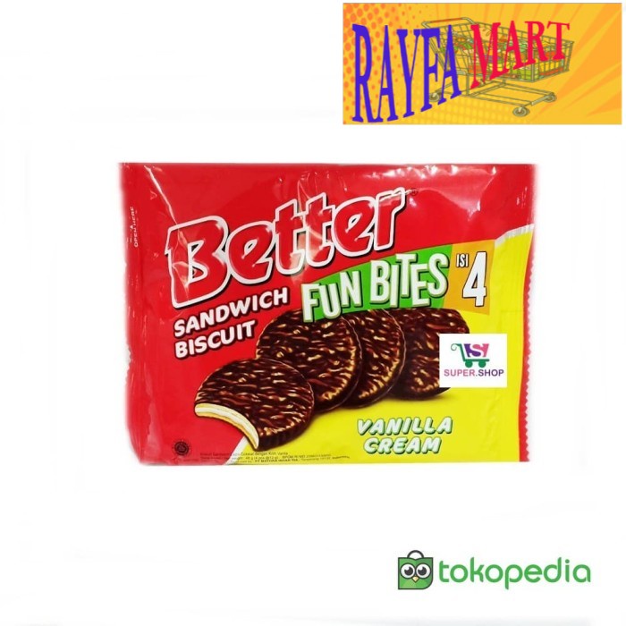 

Better FUN BITES Sandwich Biscuit 48 Gram