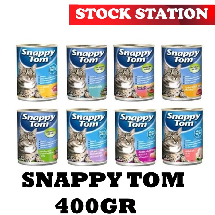 SNAPPY TOM Sardines In Smoked Salmon Jelly 400gr