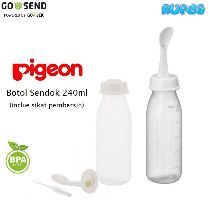 Pigeon Botol Sendok 240ml Weaning Bottle with Spoon