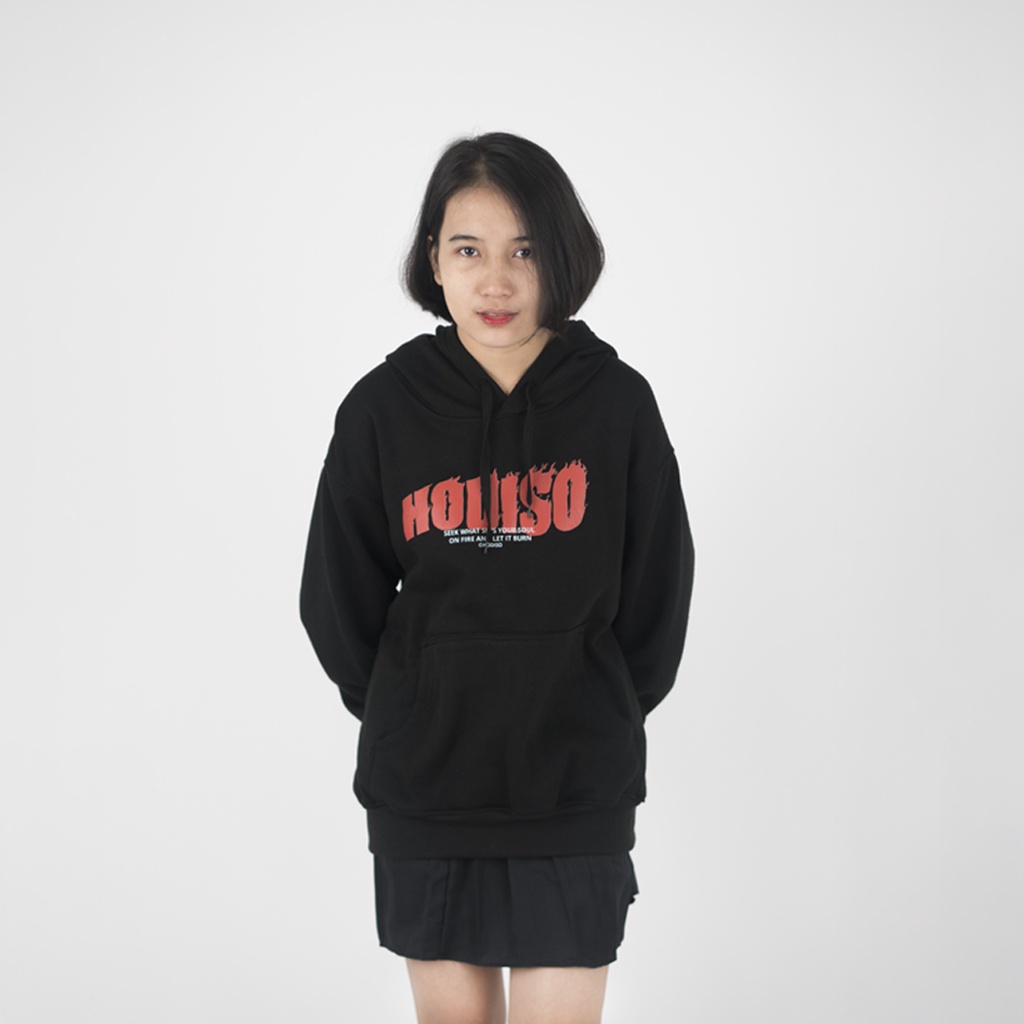 HODISO - Hoodie Jumper Hodiso Burn Size M-Xxl (Pria&amp;Wanita)