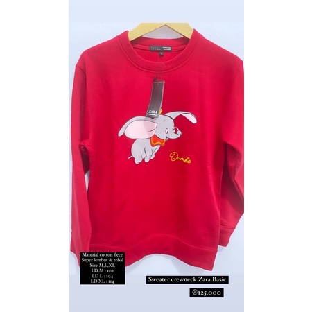 Crewneck sweater Zara Dumbo 3 warna