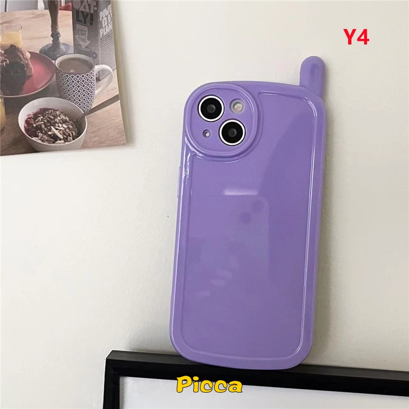 Soft Case TPU Glossy Warna Permen Macaron Untuk IPhone 7 8 Plus 13 11 12 Pro Max 13Pro Max 11Pro Max