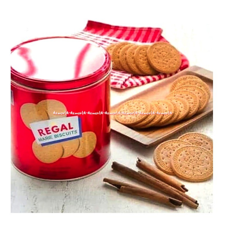 Regal Marie Biscuits Biskuit Regal Kaleng 550gr Regal Marie Biscuits Biskuit Mari Regal Biscuit Bulat Marie Reggal Susu dan Mentega Biskuit Penganjal Lapar