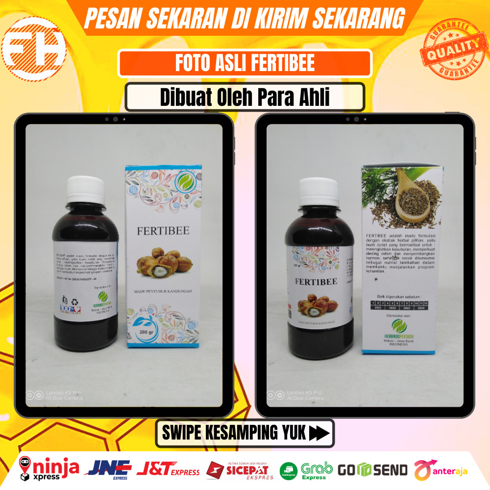 Fertibee Madu Penyubur Kandungan Madu Zuriat Promil Kesuburan Pria dan Wanita Program Hamil Cepat 20 Penyubur Kandungan Fertibee Promil Cepat Program Hamil Vitamin Hamil Tespek Kehamilan Asli BPOM 20-6