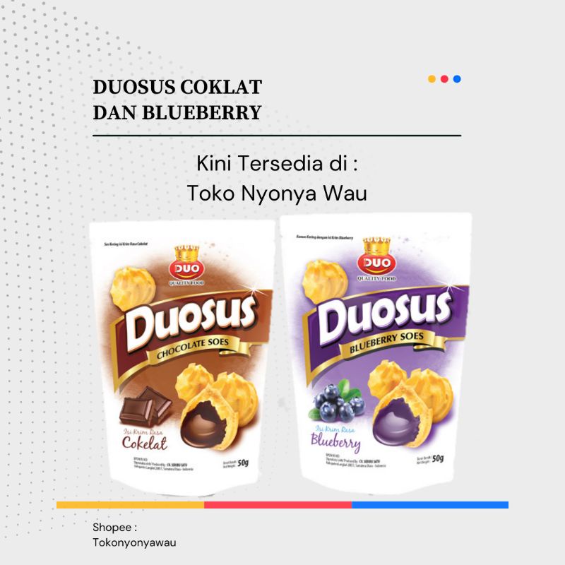 

Duo Sus Coklat Blueberry Vanilla / Duosoes Coklat Blueberry Vanila / Duo Sus Kering Cokelat Blueberry Vanilla