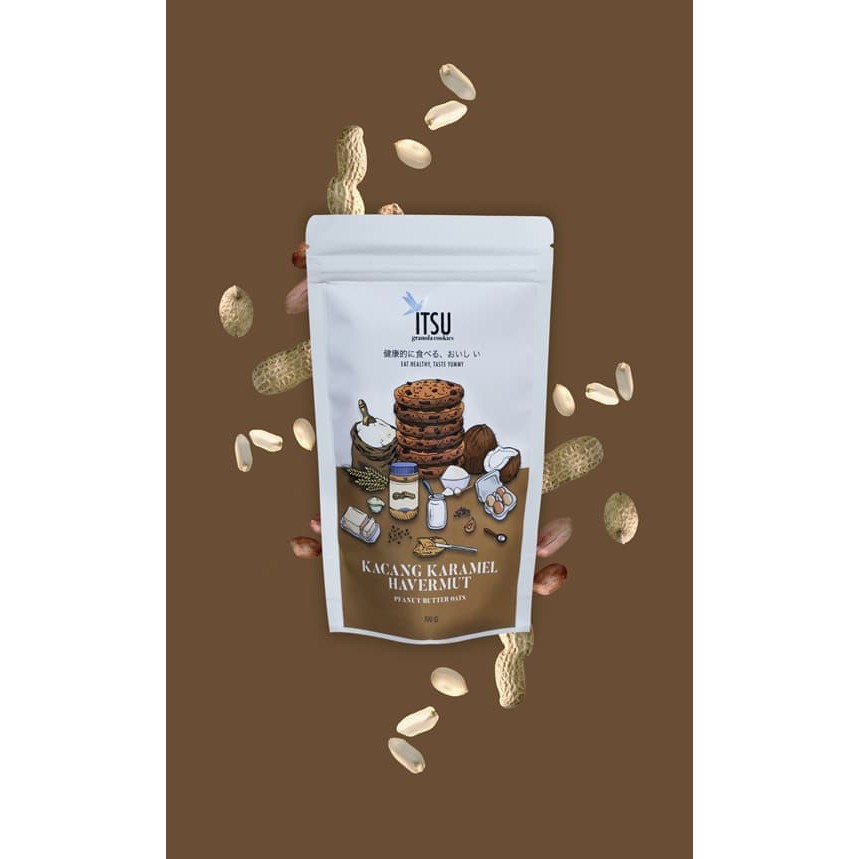 

ITSU Granola Cookies : Peanut Butter Oats / BISKUIT