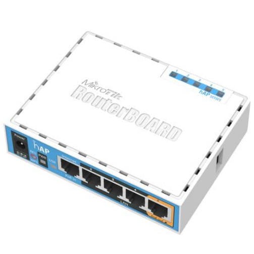 Networking Mikrotik RB951UI-2HND - Wireless Router 5 Port 10/100 (Antenna 2,5dBi) + USB + POE Lev.4