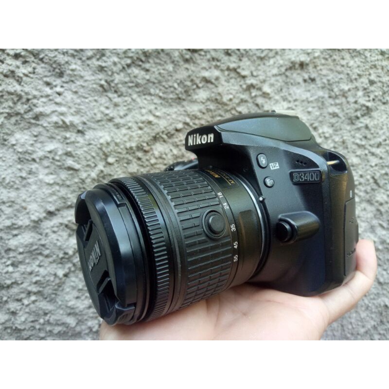 Nikon D3400 Bluetooth dan lensa 18-55 af-p