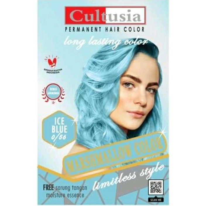 CULTUSIA MARSMALLOW COLOUR ICE BLUE  30 ML