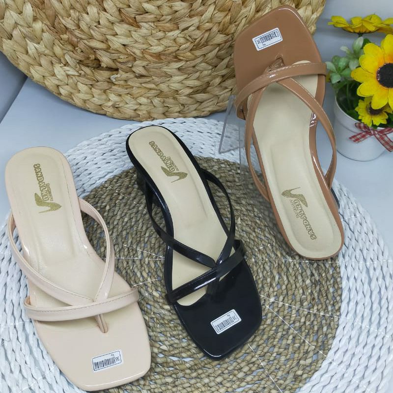 PROMO 12.12 BIGSALE Sandal Wanita Casual Sandal Hak Tahu Sandal Wanita Dewasa Sandal Jepit Sandal Korea Kekinian Pd373