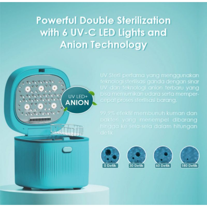 Oonew UV LED Anion Sterilizer 8L