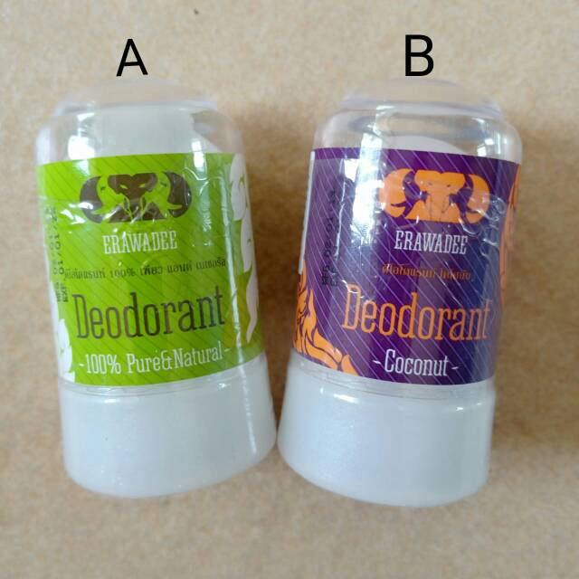 Erawadee Deodorant ori Thailand exp 2027 READY STOCK YG WARNA HIJAU A  (Harga 1 pcs) YG UNGU HABIS (