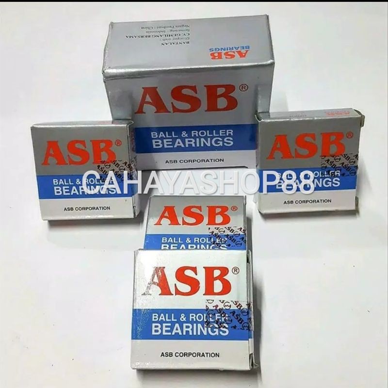 Bearing 6200 2Rs(Tutup karet) Merk Asb