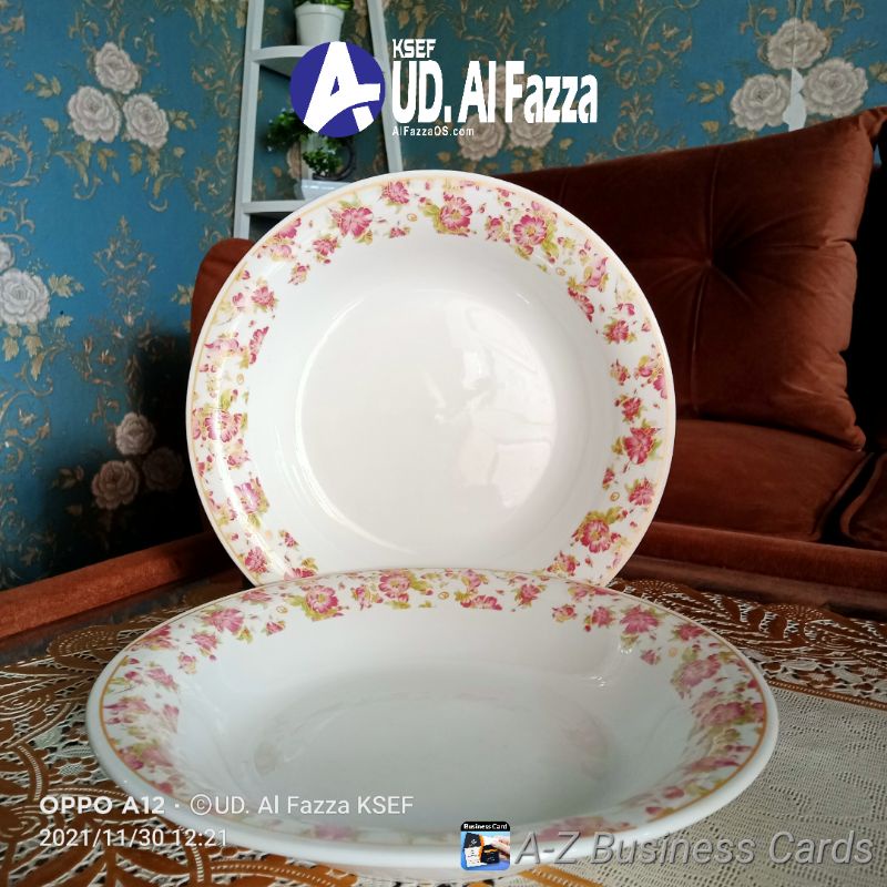 PIRING MAKAN VICENZA MOTIF MELATI 9,25 INCI