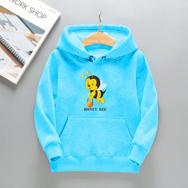 Hoodie Anak Unisex Honey Bee Size M-XL