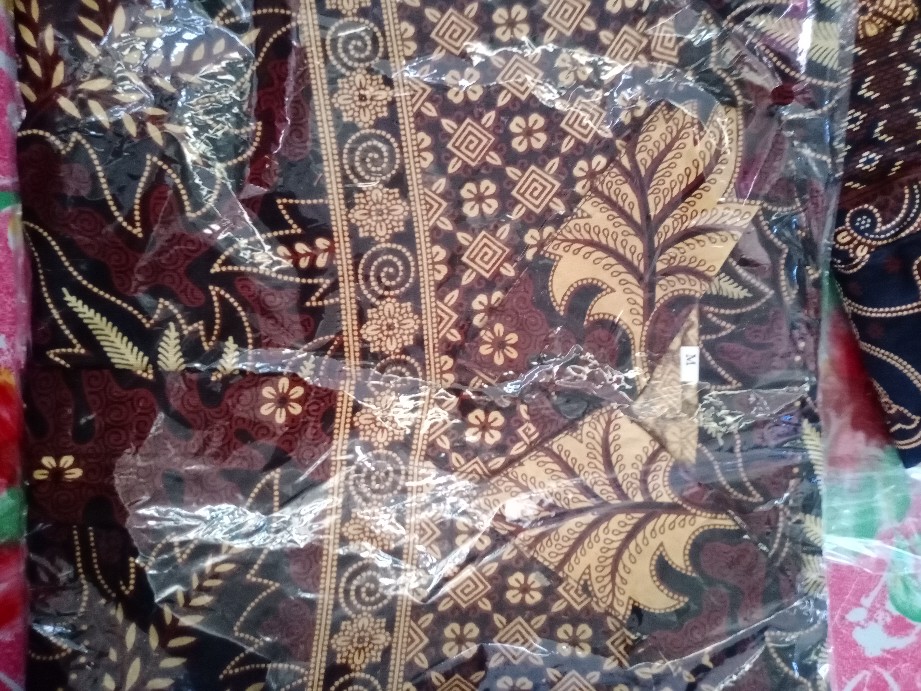Bmw Batik New Mekar Jaya| Atasan Pria Batik Modern Batik Pria Motif New Sekar Warna Merah Pekalongan