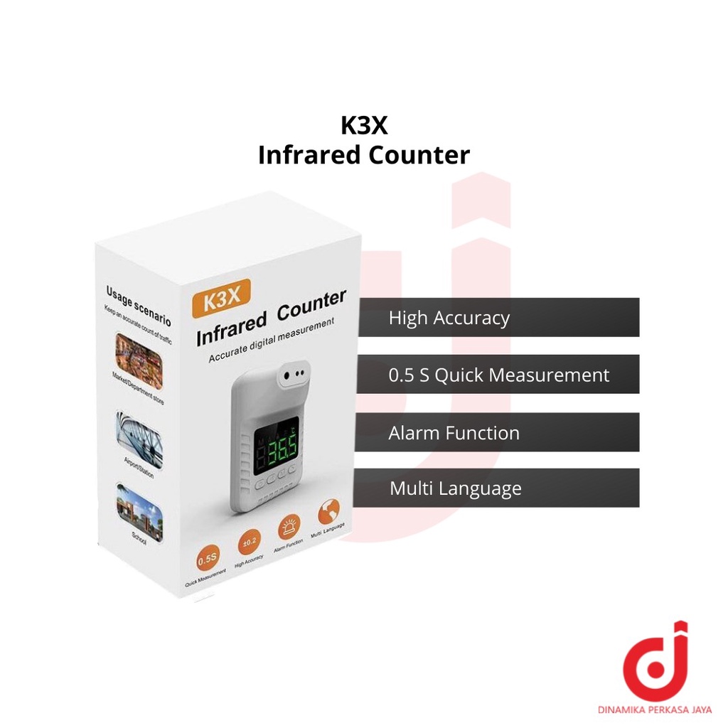 K3X TERMOMETER THERMOMETER INFRARED DIGITAL K3X FREE TRIPOD