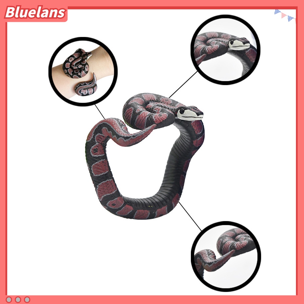 Mainan Gelang Ular Ular Python Bahan PVC Untuk Perlengkapan Pesta Halloween