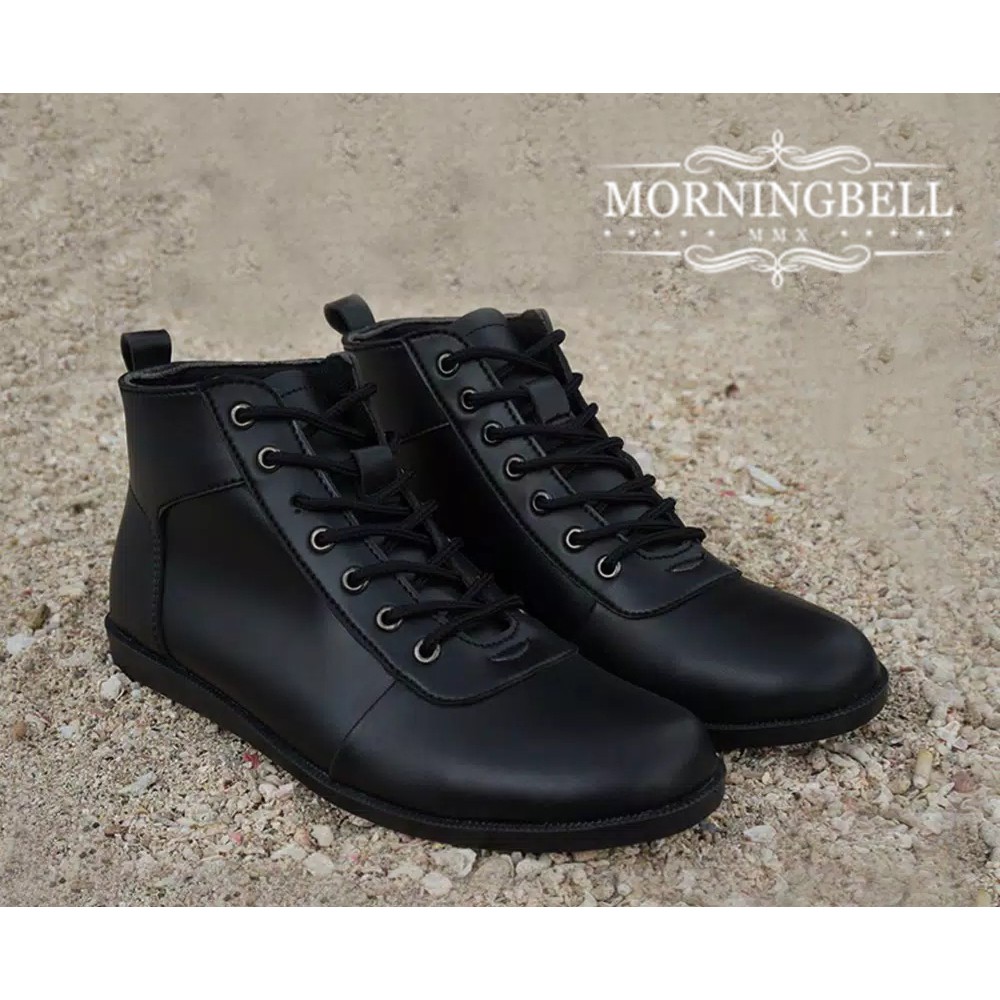 MORNINGBELL - Sepatu Boots Klasik Formal Kerja Kantoran Casual Pria Cowok