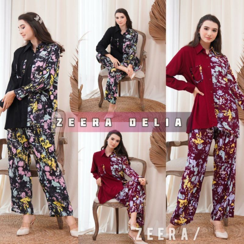 SETELAN ZEERA DELIA BY ZEERA ORIGINAL