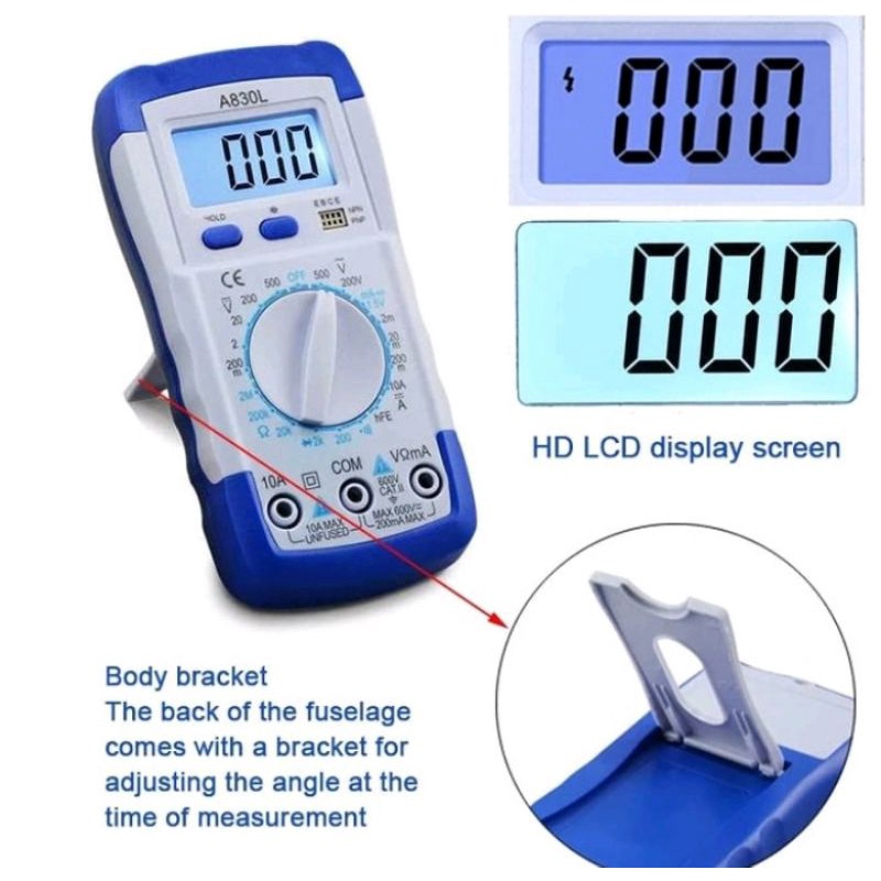 Multimeter Digital/Multitester Digital A83L