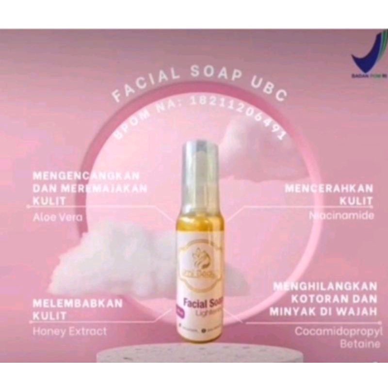 FACIAL SOAP UBC ECER YB UMI ALFATIH BISA ( COD )