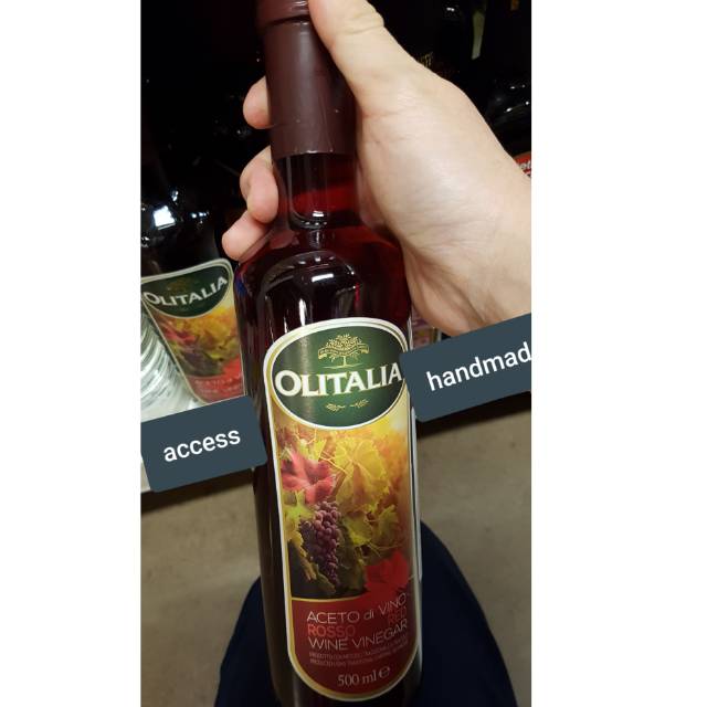 

Olitalia Red Wine Vinegar cuka makan sehat salad dressing