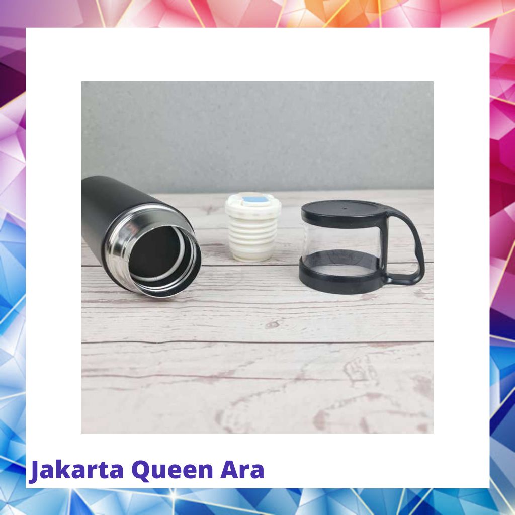 One Two Cups Botol Minum Thermos with Cup Head 500ml - SUS30