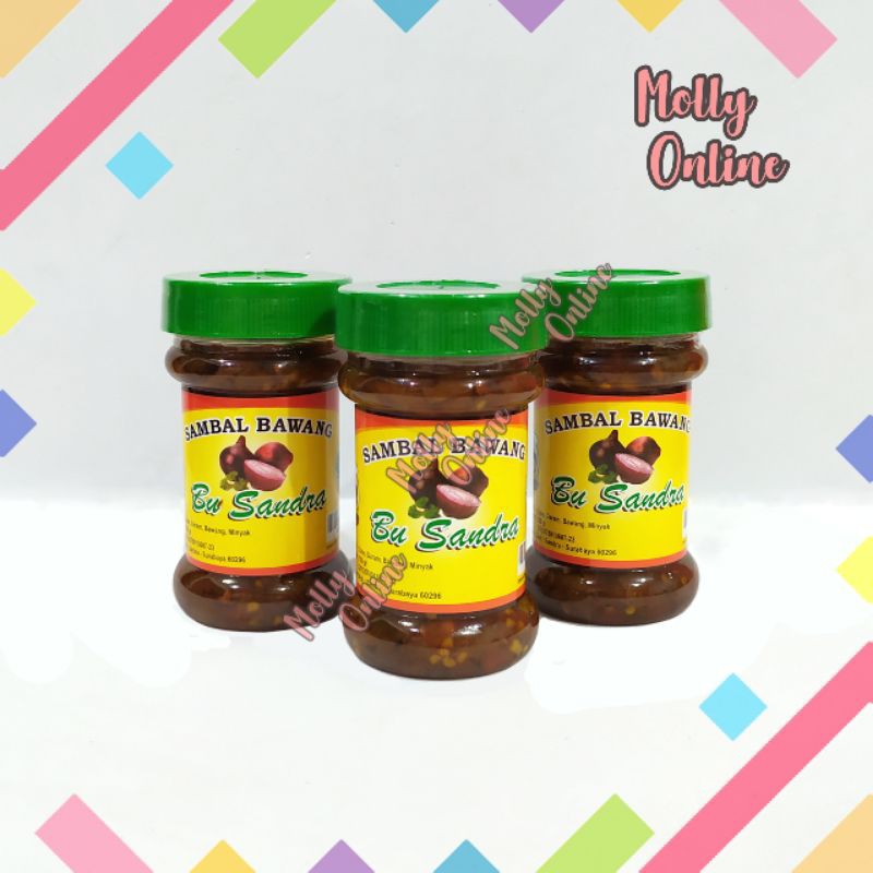 

Bu Sandra Sambal Bawang Khas Surabaya Sambel Botol Pedas Garlic Chili Sauce