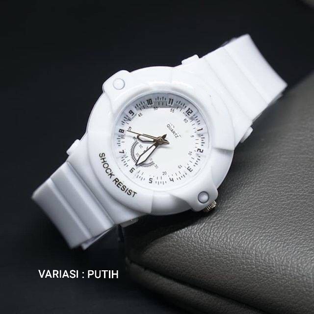 ✅COD Jam Tangan Wanita Pria watch Kerat warna 7 ready SPORT RUBBER IMPORT WATCH