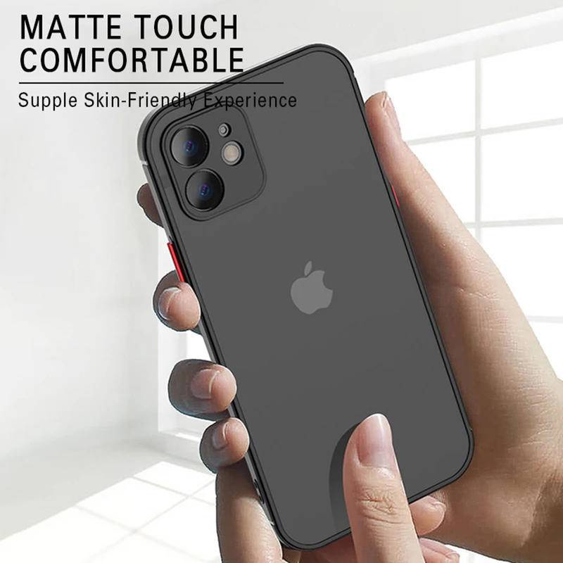 Casing Hard Case PC Matte Warna Permen Untuk iPhone 13 12 Mini SE 2022 2020 6 6S 7 8 Plus