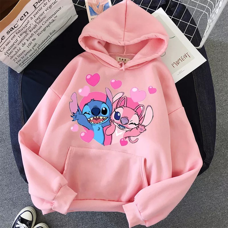 Hoodie Stitch Desney Wanita Oversize Korea Tebal Sweater Oversize Wanita Korean Style Jumbo Ori Jaket Hoodie Wanita Korean Style Anak Hodie Oversize Korean Style Wanita Hoddie Cewek Oversize Korean Style Hoodie Cewek Kekinian Murah Ukuran XL Switer Stitch