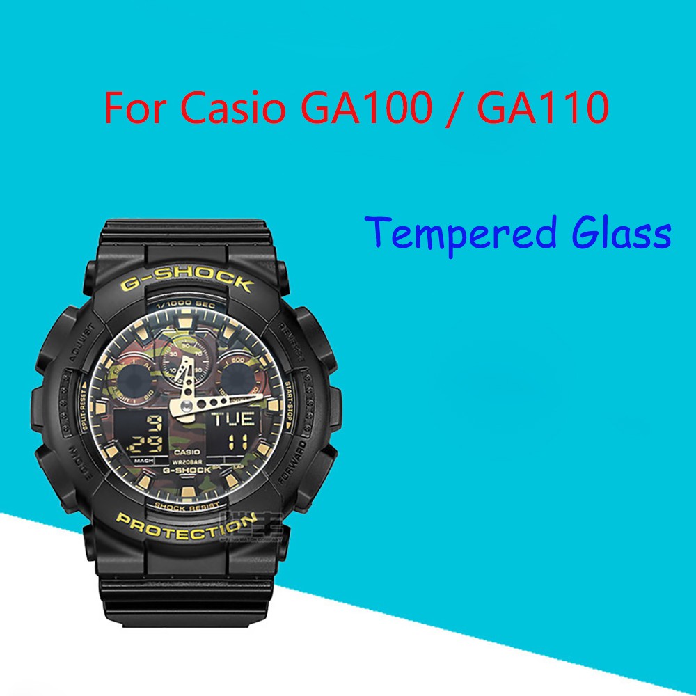 Pelindung Layar Tempered Glass Transparan 2.5d 9h Untuk Casio Ga100 Ga110 Ga100 / 110