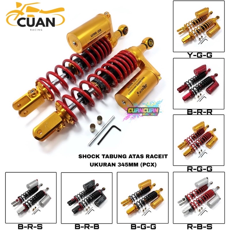 Shock Tabung Shock Belakang Tabung Shockbreaker Tabung Nmax,Pcx,Xmax Merk Race It Original