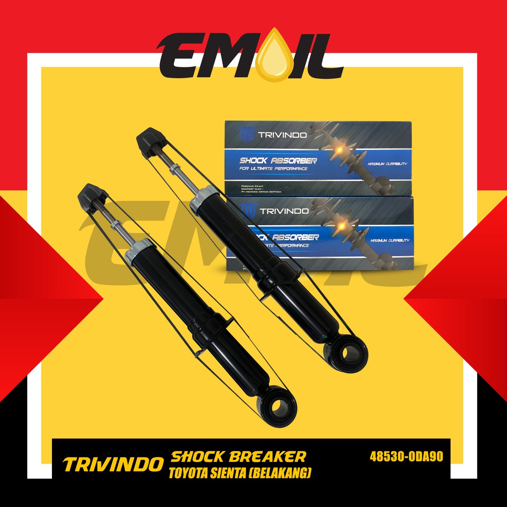 Shock Breaker belakang Sienta 1 Set 48530-0DA90 Trivindo