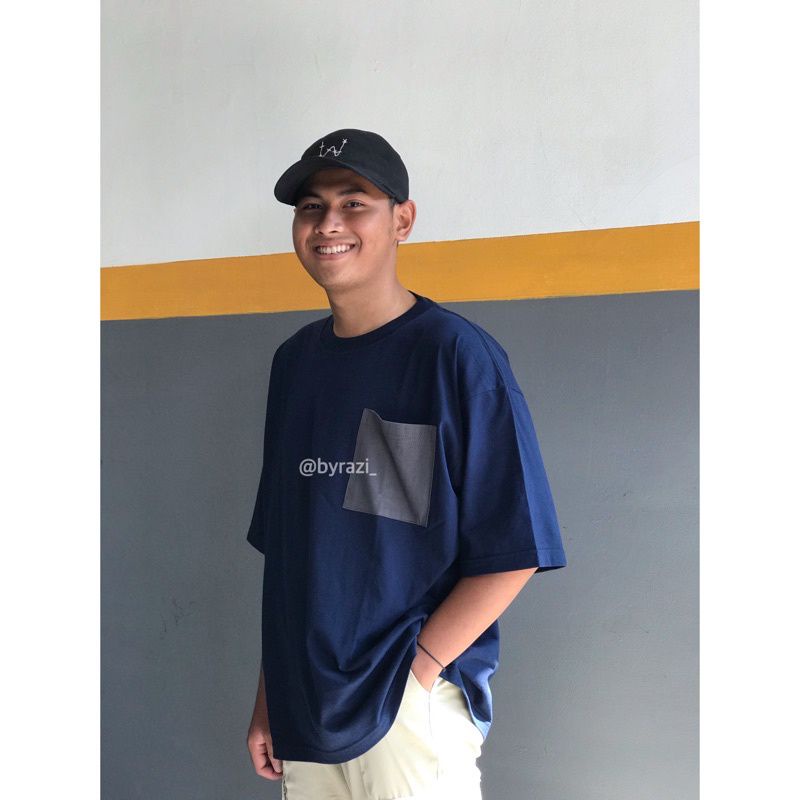 T-Shirt OverSize - Kaos OverSize - T-Shirt byrazi_-NAVY