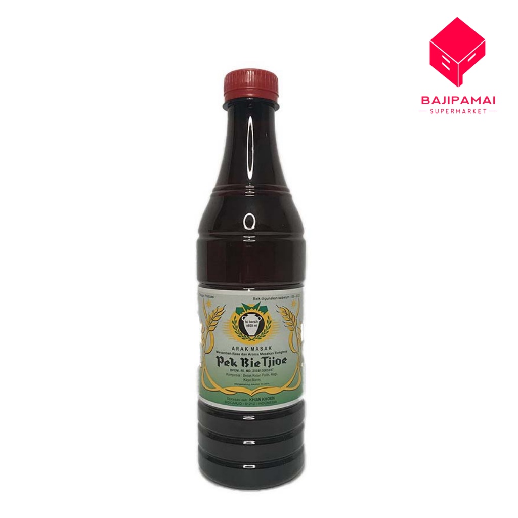 

Arak putih Pek Bie Tjioe +- 600ml