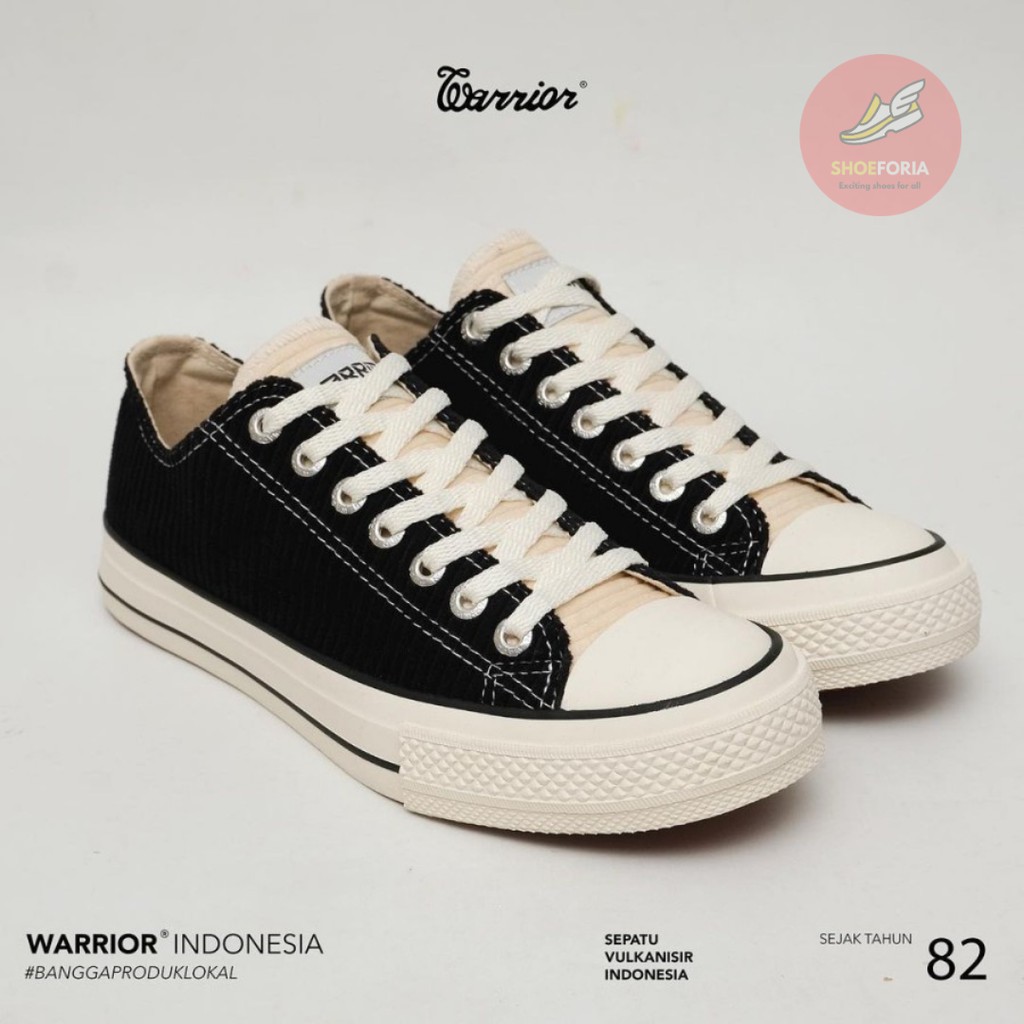 Sepatu Sneakers Warrior Tristan Olive Low Original 100%