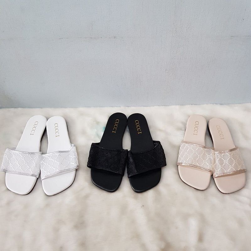 DDS1028 Sandal Wanita Murah Flat Sendal Kekinian