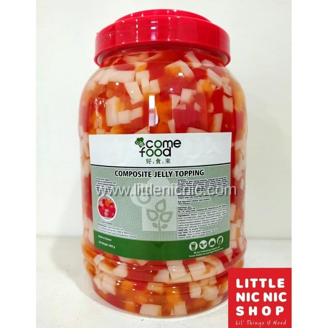 

Rainbow Jelly 3.8 KG Composite Jelly Topping Come Food import Taiwan